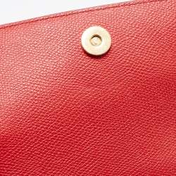 Valentino Red Leather Small VSling Shoulder Bag
