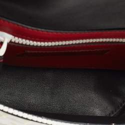 Pre Owned Valentino White Leather Rockstud Spike Belt Bag