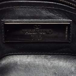 Pre Owned Valentino Black Leather Mini Rockstud Trapeze Tote