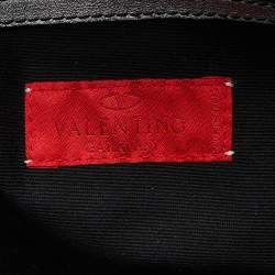 Pre Owned Valentino Silver Leather Front Pocket Satchel