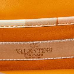 Pre Owned Valentino Multicolour Leather Mini Glam Lock Shoulder Bag