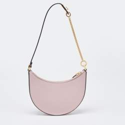 Pre Owned Valentino Pink Leather Mini VLogo Hobo