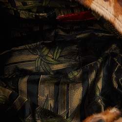 Pre Owned Valentino Brown/Black Calfhair and Suede Fringe Hobo