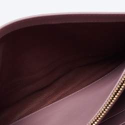 Pre Owned Valentino Purple Leather Rockstud Flap Chain Clutch