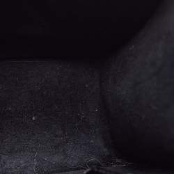 Pre Owned Valentino Black Leather Small Rockstud Glam Lock Flap Bag