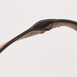 Pre Owned Valentino Brown Pebbled Leather Fringe C-Rockee Tote