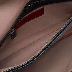 Pre Owned Valentino Black Leather Rockstud Wristlet Clutch