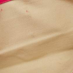 Pre Owned Valentino Pink Leather Rockstud Va Va Voom Chain Clutch