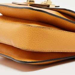 Pre Owned Valentino Mustard Yellow Leather Medium B-Rockstud Shoulder Bag