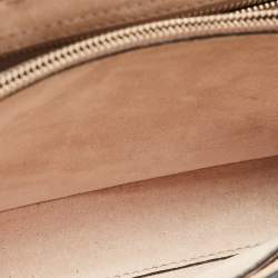 Pre Owned Valentino Old Rose Leather Rockstud Top Handle Bag