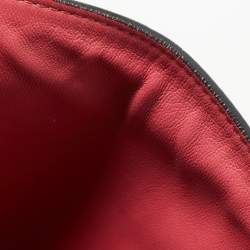 Pre Owned Valentino Tri Color Polka Dot Leather Carmen Shopper Tote 