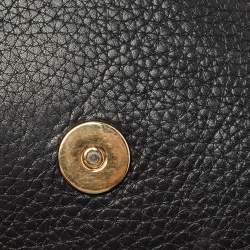 Pre Owned Valentino Black Leather Rockstud Crossbody Bag