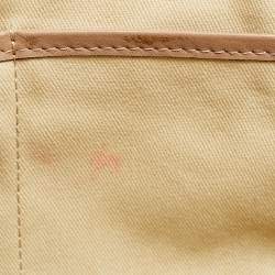 Valentino Beige Leather Rockstud Slim Top Handle Bag