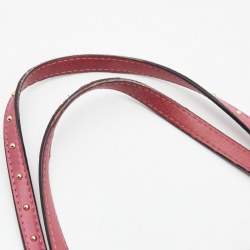 Pre Owned Valentino Pink Leather Studded Zip Tote