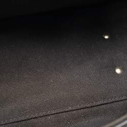 Pre Owned Valentino Black Quilted Leather Medium Candystud Top Handle Bag