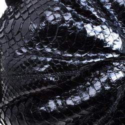 Valentino Black Python Hobo
