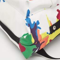 Valentino Multicolor Camo Print Nylon VLTN Logo Backpack