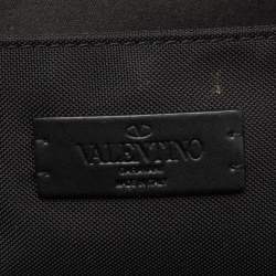 Valentino Multicolor Camo Print Nylon VLTN Logo Backpack