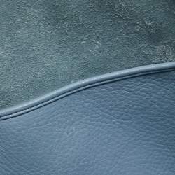 Pre Owned Valentino Light Blue Leather Rockstud Tote