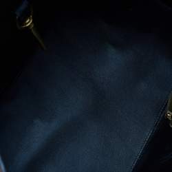 Pre Owned Valentino Brown/Black Leather Medium VLOGO Escape Tote