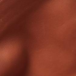 Pre Owned Valentino Brown Leather Stud Sign Shoulder Bag