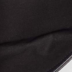 Pre Owned Valentino Black Leather Bow Flap Chain Clucth