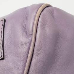 Valentino Purple Leather Bow Satchel