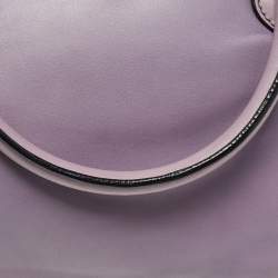 Valentino Purple Leather Bow Satchel