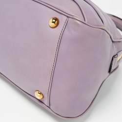 Valentino Purple Leather Bow Satchel