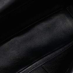 Pre Owned Valentino Black Leather Large Roman Stud Shoulder Bag