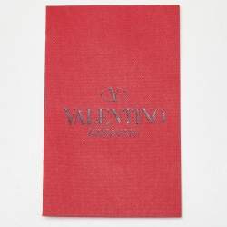 مملوكة مسبقًا Valentino Yellow Satin and Patent Leather Applique Tote