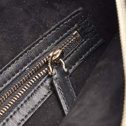 Pre Owned Valentino Black Suede Large Rockstud Embellished Wristlet Pouch