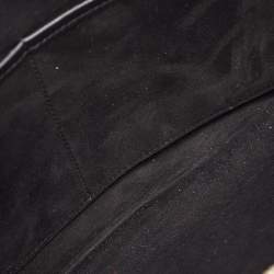 Pre Owned Valentino Black Suede Large Rockstud Embellished Wristlet Pouch