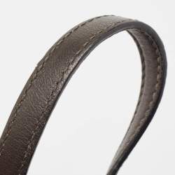 Pre Owned Valentino Metallic Leather Beaded Embellished Tote