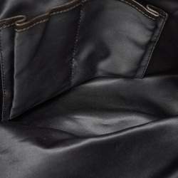 Pre Owned Valentino Metallic Leather Beaded Embellished Tote