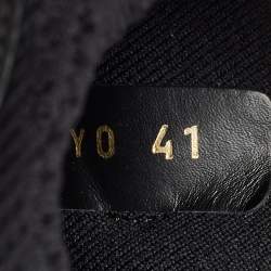 Valentino Black Suede and Leather Rockstud Sneakers Size 41