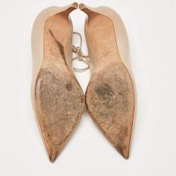 Valentino Beige Leather Rockstud Pumps Size 36.5