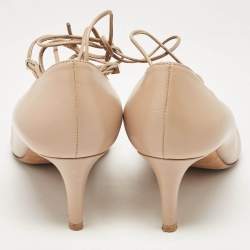 Valentino Beige Leather Rockstud Pumps Size 36.5