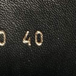 Valentino Black Leather Rockstud Ankle Boots Size 40