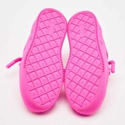 Pre Owned Valentino Pink Leather One Stud Low Top Sneakers Size 39