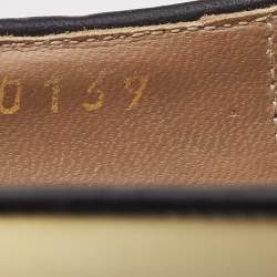 Valentino Cream/Black Patent Leather Wooden Platform Rockstud Pumps Size 39
