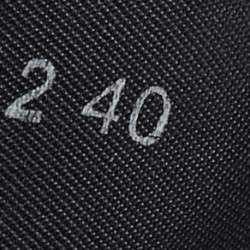 Pre Owned Valentino Black Lace and Suede Lacerunner Low Top Sneakers Size 40