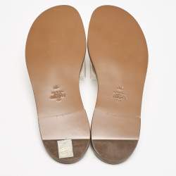 Valentino Tranparent PVC VLogo Flat Slides Size 40.5