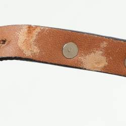 مملوكة مسبقًا صندل فالنتينو روكستد كعب روكي اسبادريل سير كاحل جلد أسود مقاس 38