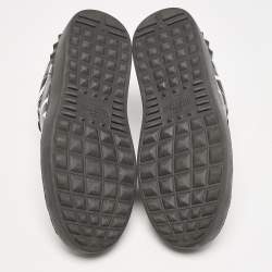 Valentino Black/White Leather VLTN Low Top Sneakers Size 36.5