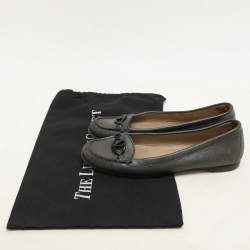 Valentino Green Leather Vlogo Loafers Size 37.5