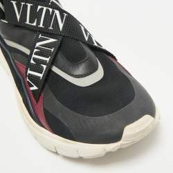 Valentino Multicolor Fabric and Leather VLTN Heroes High Top Sneakers Size 39