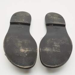 Valentino Transparent PVC VLogo Slide Flats  Size 38.5