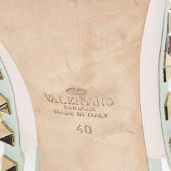 Pre Owned Valentino Multicolor Leather Rockstud Pumps Size 40