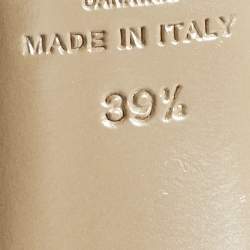 Pre Owned Valentino Black Satin Crystal Embellished Bow Peep Toe D'orsay Pumps Size 39.5